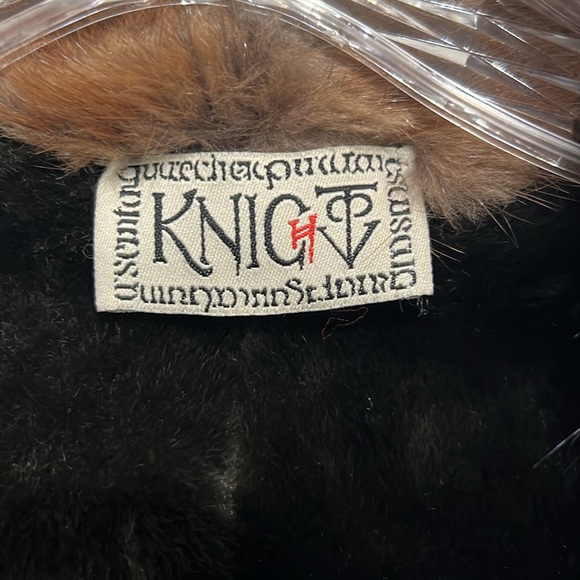 Green and Brown Fur Coat - Picture 3 of 5